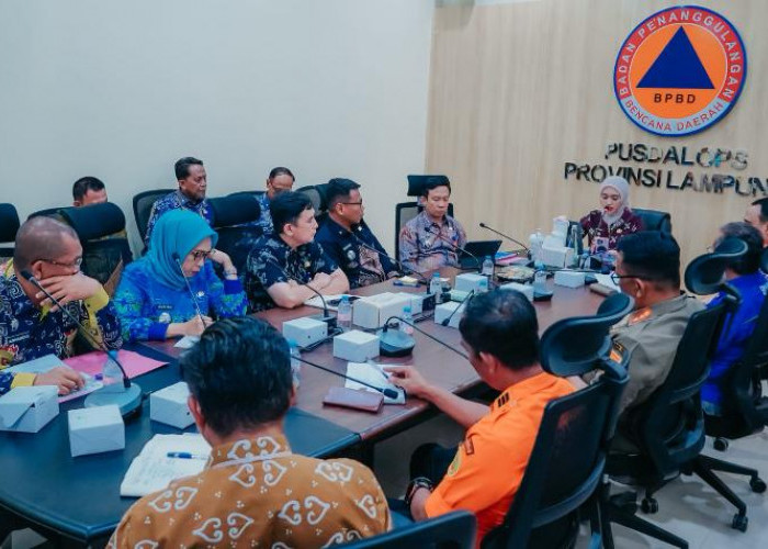 Keselamatan Warga Jadi Prioritas, Lampung Perkuat Mitigasi Dampak Siklon 91S