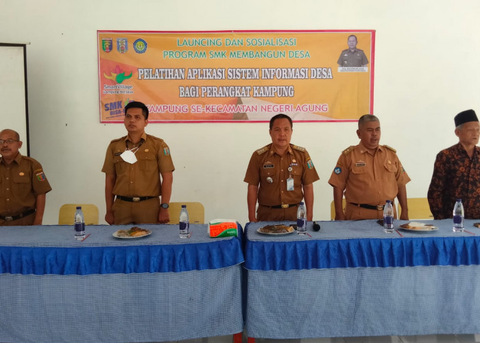SMK Negeri 1 Negeri Agung Launching Program SMK Membangun Desa