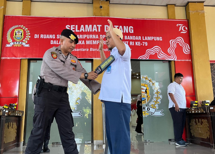 Ratusan Personel Keamanan Dikerahkan pada Pelantikan Anggota DPRD Kota Bandar Lampung