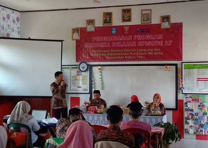 6 SD di Kebun Tebu Gelar Pengimbasan Merdeka Belajar Revitalisasi Bahasa Lampung