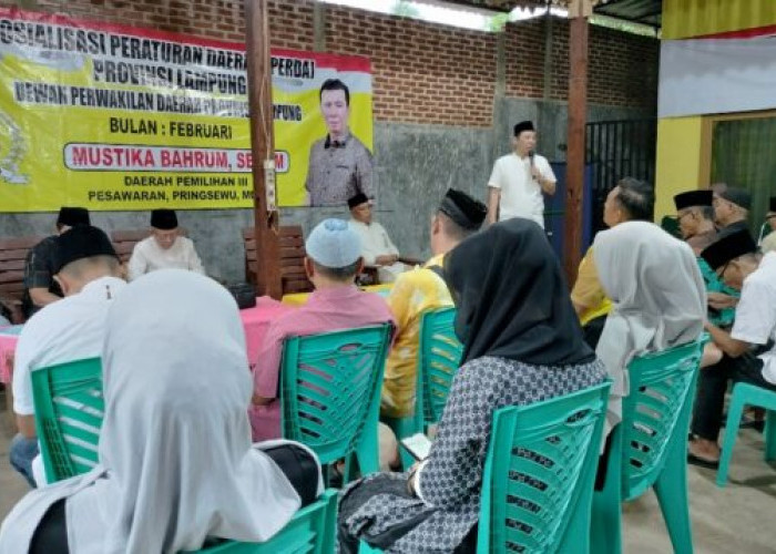 Sosperda : Mustika Bahrum Perkuat Pencegahan Konflik di Pesawaran