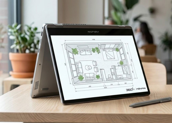 Advan 360 Go: Laptop Layar Sentuh 4 Jutaan Terbaik!