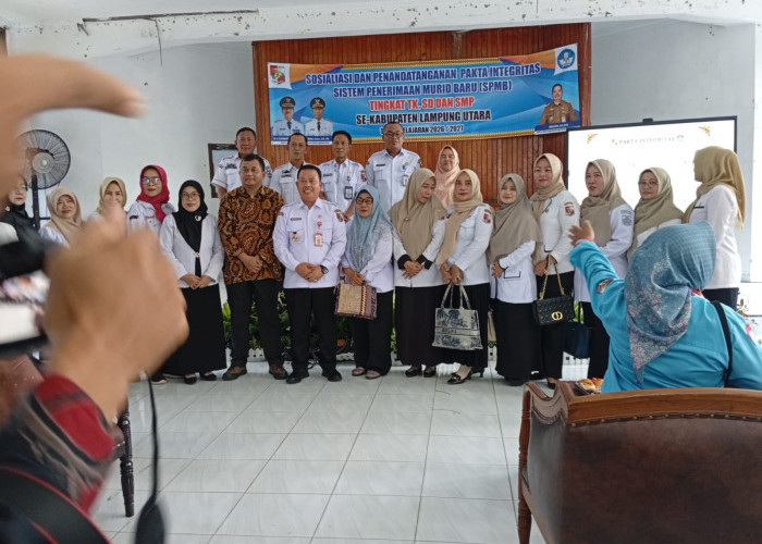 Disdik Lampung Utara Sosialisasikan SPMB 2026, Tegaskan Larangan Titip Kursi