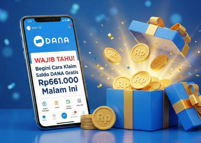 Wajib Tahu! Begini Cara Klaim Saldo DANA Gratis Rp661.000 Malam Ini
