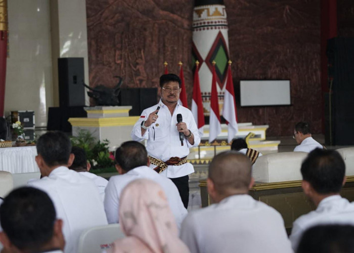 Mentan Syahrul Yasin Dorong Provinsi Lampung Percepat Proses Tanam sebagai Antisipasi Dampak El Nino