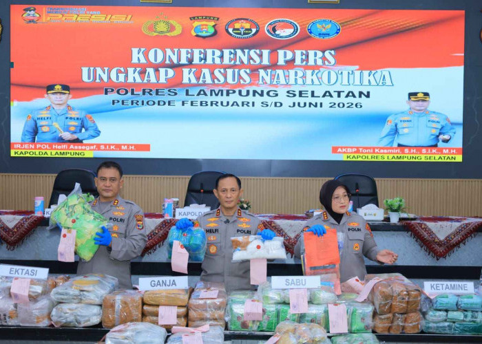 Empat Bulan, Polisi Gagalkan Peredaran Narkoba Senilai Rp235 Miliar