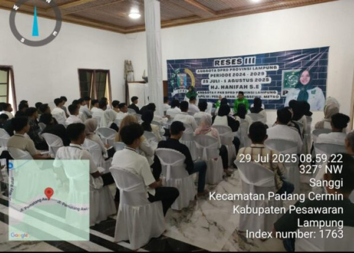 Reses di Desa Sanggi, Hanifah Terima Aspirasi Pemuda Padang Cermin soal Sarana Olahraga