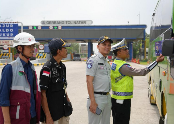 Tingkatkan Keselamatan, Rampcheck Angkutan Umum Digelar di Ruas Tol Bakter
