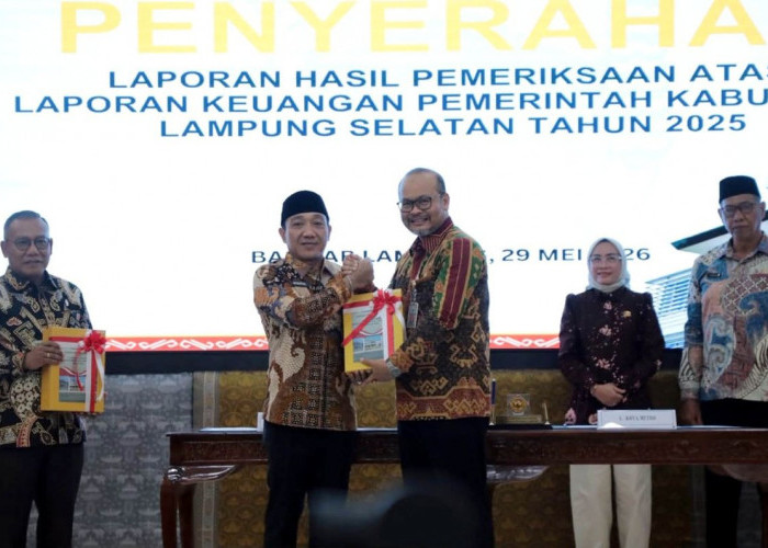 Satu Dekade Tanpa Putus, Lampung Selatan Kembali Raih Opini WTP dari BPK