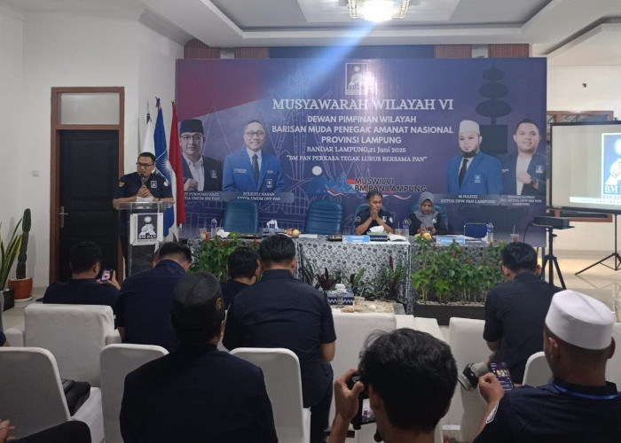 Naufal A. Caya Resmi Terpilih sebagai Ketua BM PAN Lampung