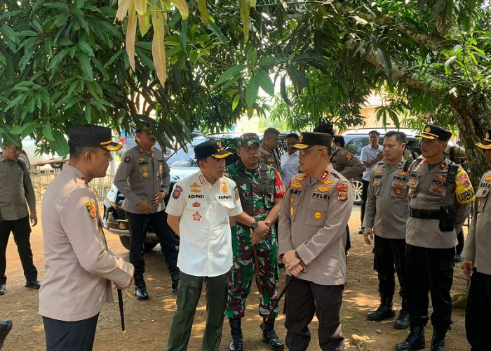 Kapolda Lampung Pantau Pelaksanaan Pilkakam Serentak di Way Kanan