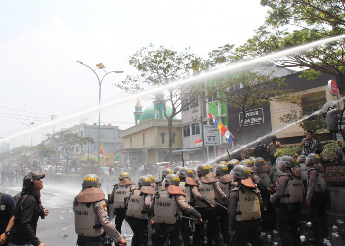 Siap Amanan Pemilu 2024, Polresta Bandar Lampung Simulasi Sispamkota