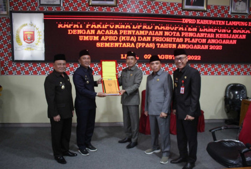 DPRD Lampung Barat Gelar Rapat Penyampaian Nota Pengantar KUA-PPAS