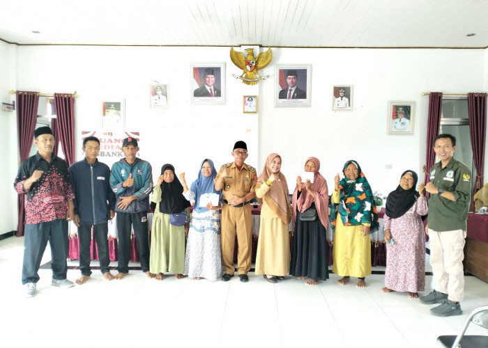 9 KPM Pekon Simpang Sari Terima BLT-DD Tahap I, Cair Enam Bulan Sekaligus