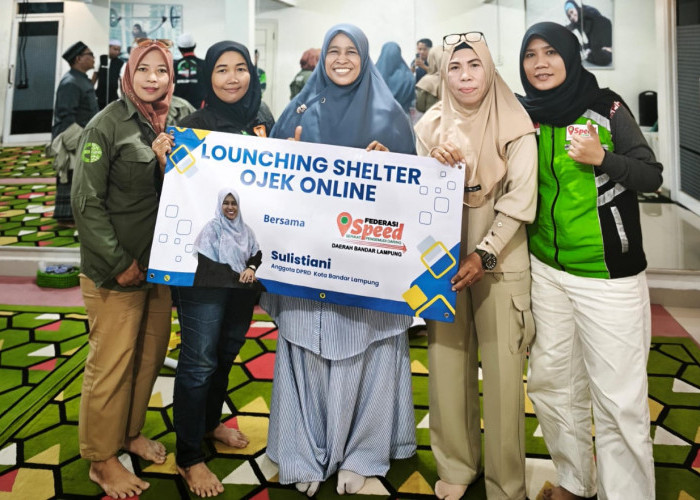 Silaturahmi PKS dan Pengemudi Ojol, Shelter SPEED Resmi Hadir di Kemiling