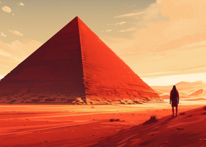 Lukisan Piramida: Refleksi Seni atas Keagungan Arsitektur dan Simbol Mesir Kuno