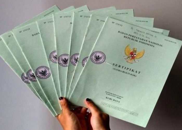 BPN Way Kanan Serahkan 134 Sertifikat Program PTSL di Kampung Way Tuba