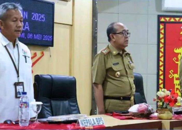 Dorong Transformasi Digital, Sekda Lampung Utara Pimpin Rapat Pembina Statistik Sektoral 2025