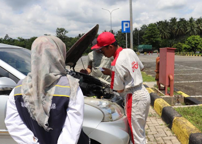 Operasi Simpatik Tol Bakter, Pemudik Dapat Servis Gratis dan Edukasi Keselamatan di Rest Area KM 49A