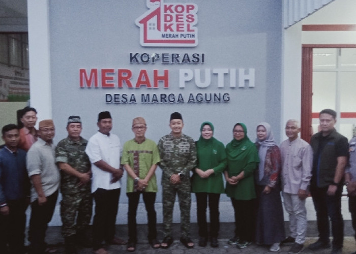 Bentuk Kepedulian Kepada Masyarakat,Kodim 0421/LS Gelar Pasar Murah dan Santunan di Gerai KDKMP Desa Marga Agu