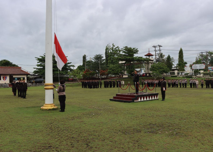 Polres Lampung Utara Gelar Upacara Peringatan Hari Ibu Ke-96