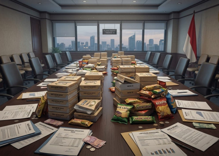 Ketika Konsumsi Rapat DPRD Bandar Lampung Disulap Jadi Makan Harian