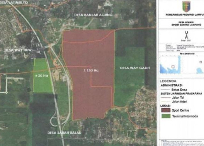 Pemprov Lampung Umumkan Rencana Pembangunan Sport Center