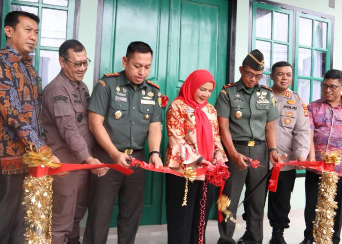 Eva Dwiana Resmikan Rumah Dinas Jabatan Dandim 0410/Kota Bandar Lampung
