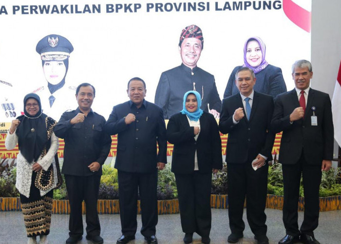 Kukuhkan Kepala BPKP Lampung, Arinal : Jaga Kerjasama dan Kolaborasi
