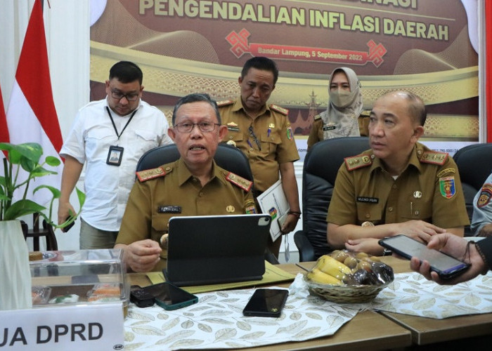 Pemprov Lampung Ikuti Rakor Pengendalian Inflasi Daerah Bersama Mendagri 