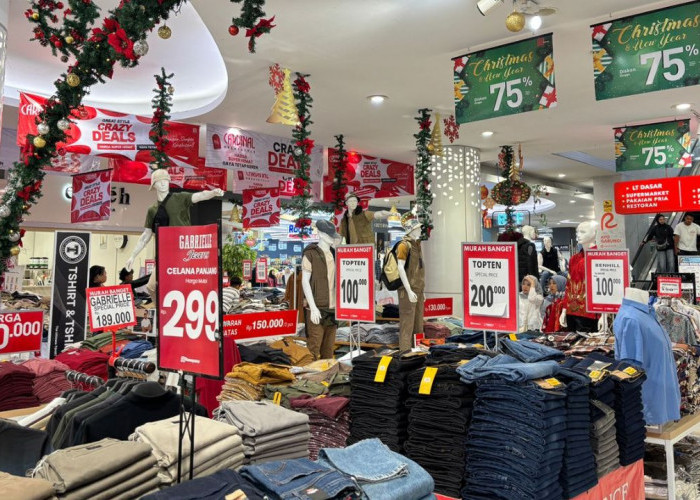 Promo Natal dan Akhir Tahun, Ciplaz Ramayana Lampung Diserbu Pengunjung