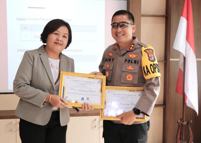 Polres Lampung Barat Borong 4 Penghargaan Satker Award KPPN Liwa