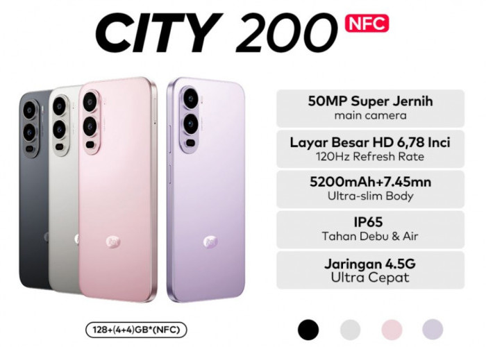 itel CITY 200: HP 1 Jutaan Desain Premium, Punya NFC dan Tahan Banting!
