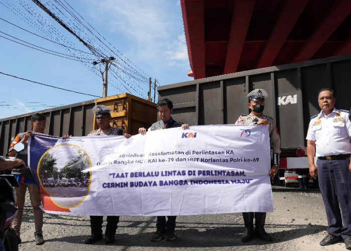 KAI dan Korlantas Polri Gelorakan Budaya Taat Berlalu Lintas di Perlintasan, Cermin Bangsa Indonesia Maju