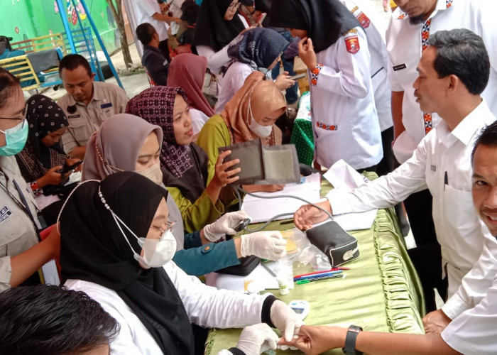 Pengunjung Serbu Pelayanan Kesehatan di Musrenbang Kecamatan Waytenong 