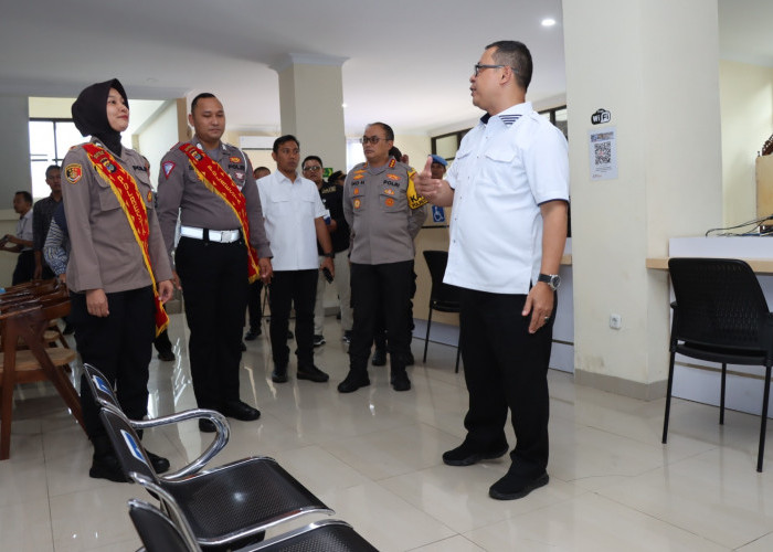 Polresta Bandar Lampung Menerima Kunjungan Tim Kemenpan RB dan Mabes Polri
