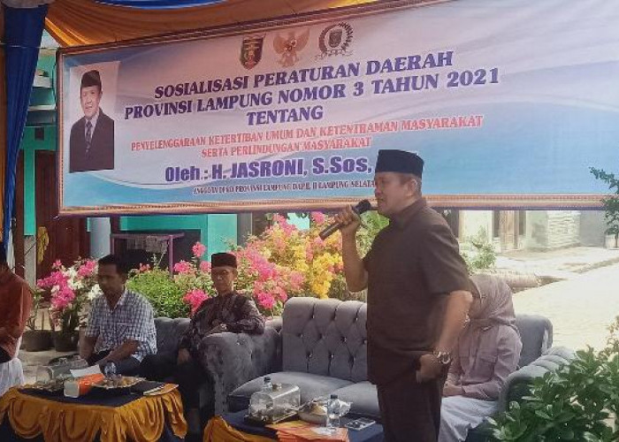 Jasroni Gelar Sosperda No 3 Tahun 2021 Di Kecamatan Jatiagung 