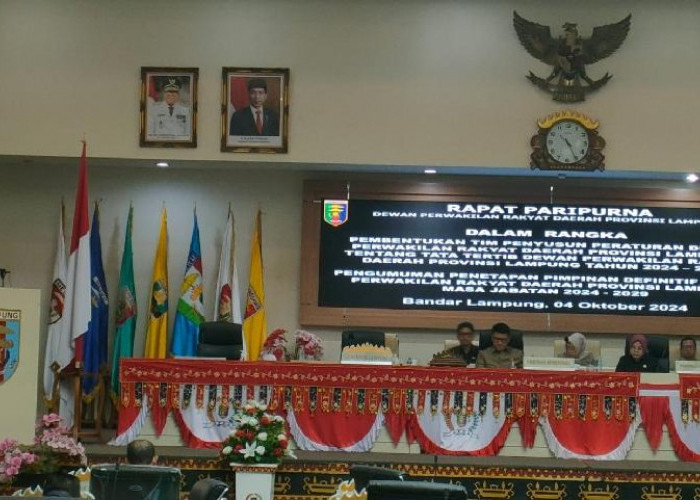 Lima Nama Diusulkan Jadi Pimpinan Definitif DPRD Provinsi Lampung, Ini Daftarnya