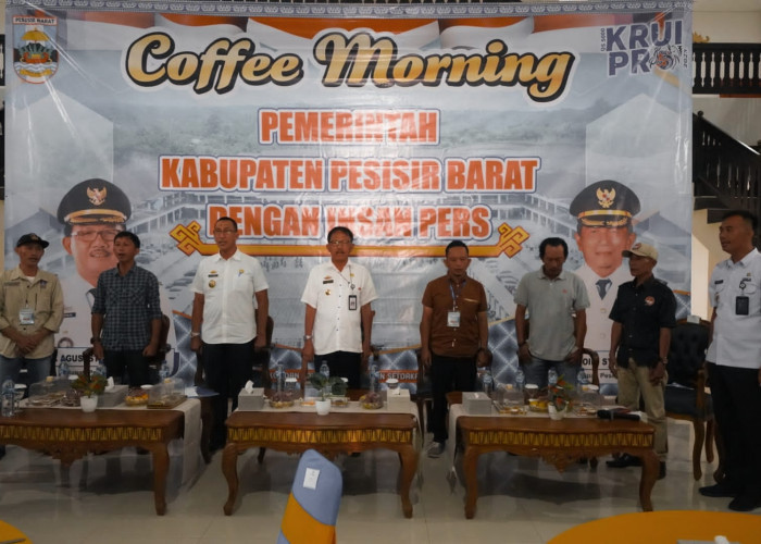 Lewat Coffee Morning Agus Istiqlal Ajak Pers Sukseskan Krui Pro
