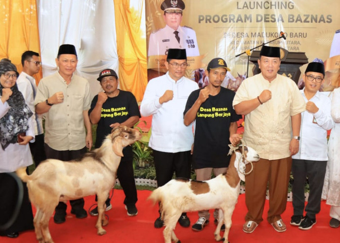Gubernur Lampung Luncurkan Desa Baznas Sektor Peternakan di Desa Madukoro Baru Kabupaten Lampung Utara 