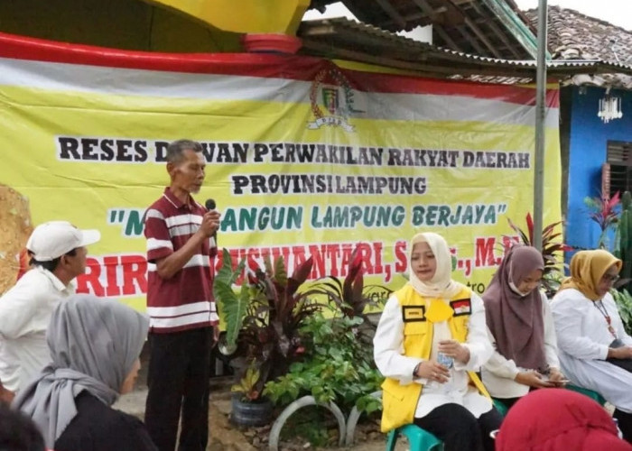 Wakil Ketua DPRD Lampung Ririn Kuswantari Reses di Wonodadi