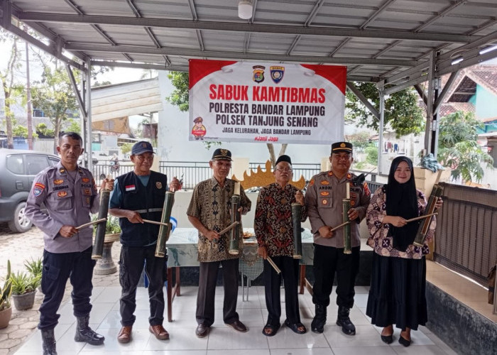 Polsek Tanjung Senang Perkuat Sinergi Warga Lewat Sabuk Kamtibmas