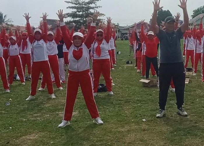  Buka Lomba Senam Jantung Sehat,Ketua YJI Lampung Selatan Winarni Ajak Masyarakat Rutin Olahraga 