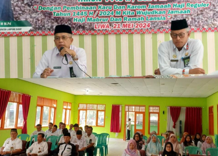 Jelang Keberangkatan Jemaah Haji, Kankemenag Lambar Adakan Doa Bersama