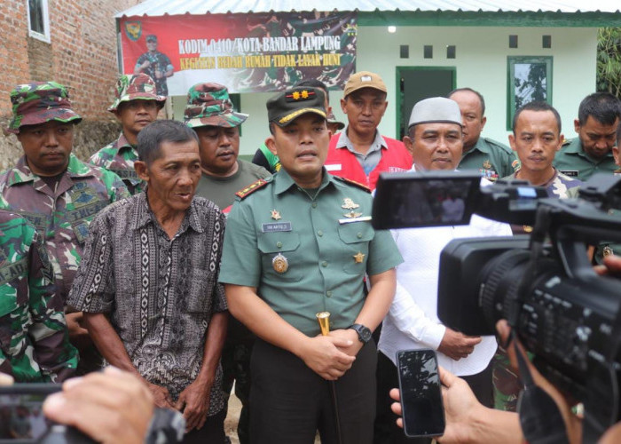 Bentuk Nyata Bhakti TNI, Kodim Lakukan Bedah Tiga Unit RTLH Milik Warga Kurang Mampu