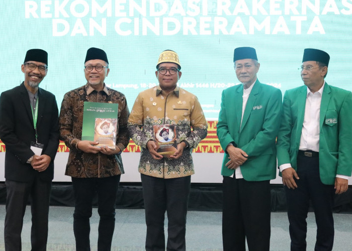 Pj Gubernur Samsudin Dampingi Menko Pangan Zulkas Hadiri Penutupan Rakernas II Pengurus Besar Mathla'ul Anwar