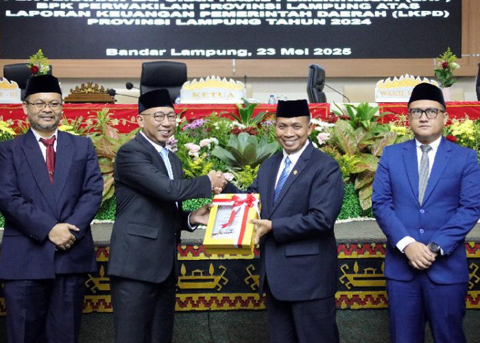 Lampung Raih Opini WTP ke-11 Berturut-turut dari BPK RI