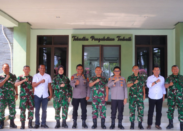 Kapolresta Bandar Lampung Temui Dandim, Sinergi TNI-Polri Kian Diperkuat