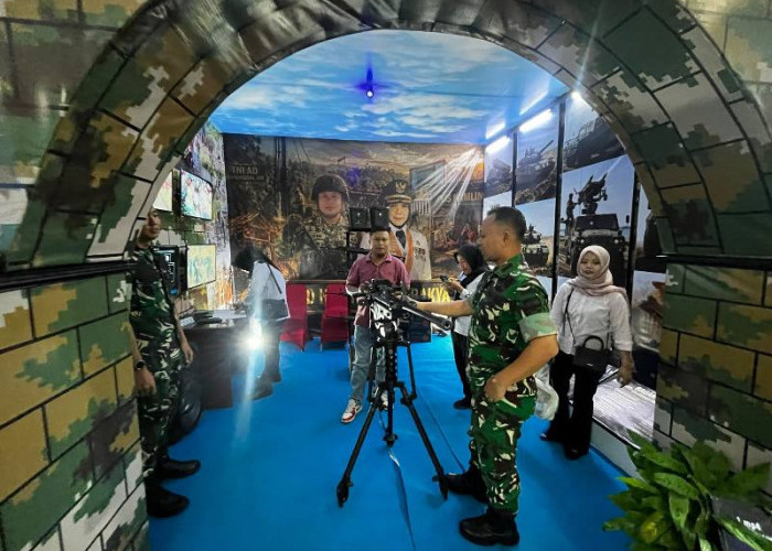 Stand Kodim 0410 Jadi Magnet Bandarlampung Expo 2026, Pengunjung Bisa Kenali Alutsista TNI