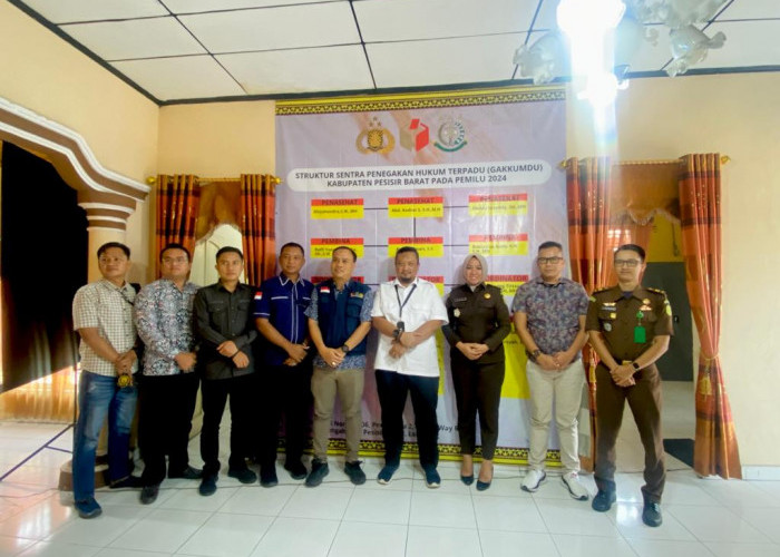 Pemantapan Kesiapan, Sentra Gakkumdu Provinsi Lampung Monev ke Pesisir Barat